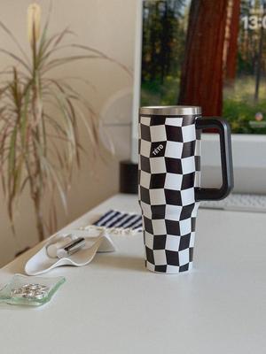 TETO Teto Pixel Black Solid Object Tumbler 820ml