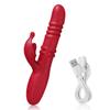 Rabbit Vibrator For Women Powerful G Spot Telescopic Rotating Clitoris Vagina Stimulator Female Masturbator For Adult Sexy Toys