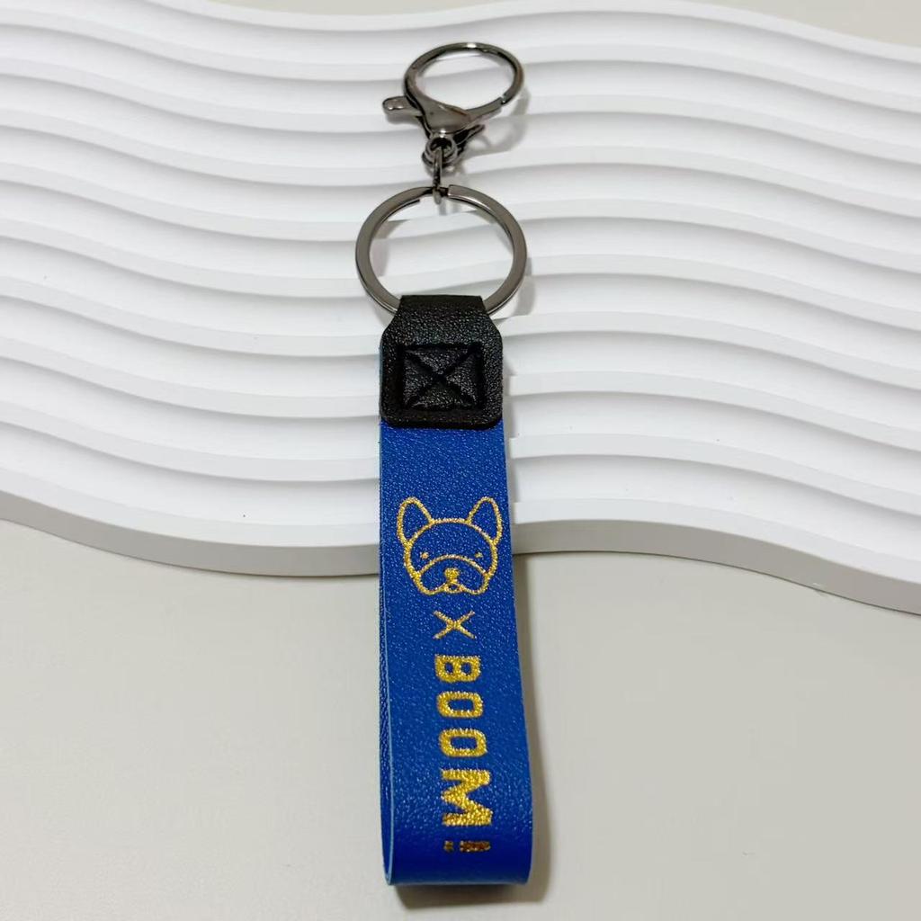 Creative French Bulldog & Shiba Inu Cartoon Leather Keychain