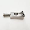 6-piece Set of Round-hole Bridge Natural Brass and Natural Stainless Steel Electric Guitar Bridges String Guide Bridge