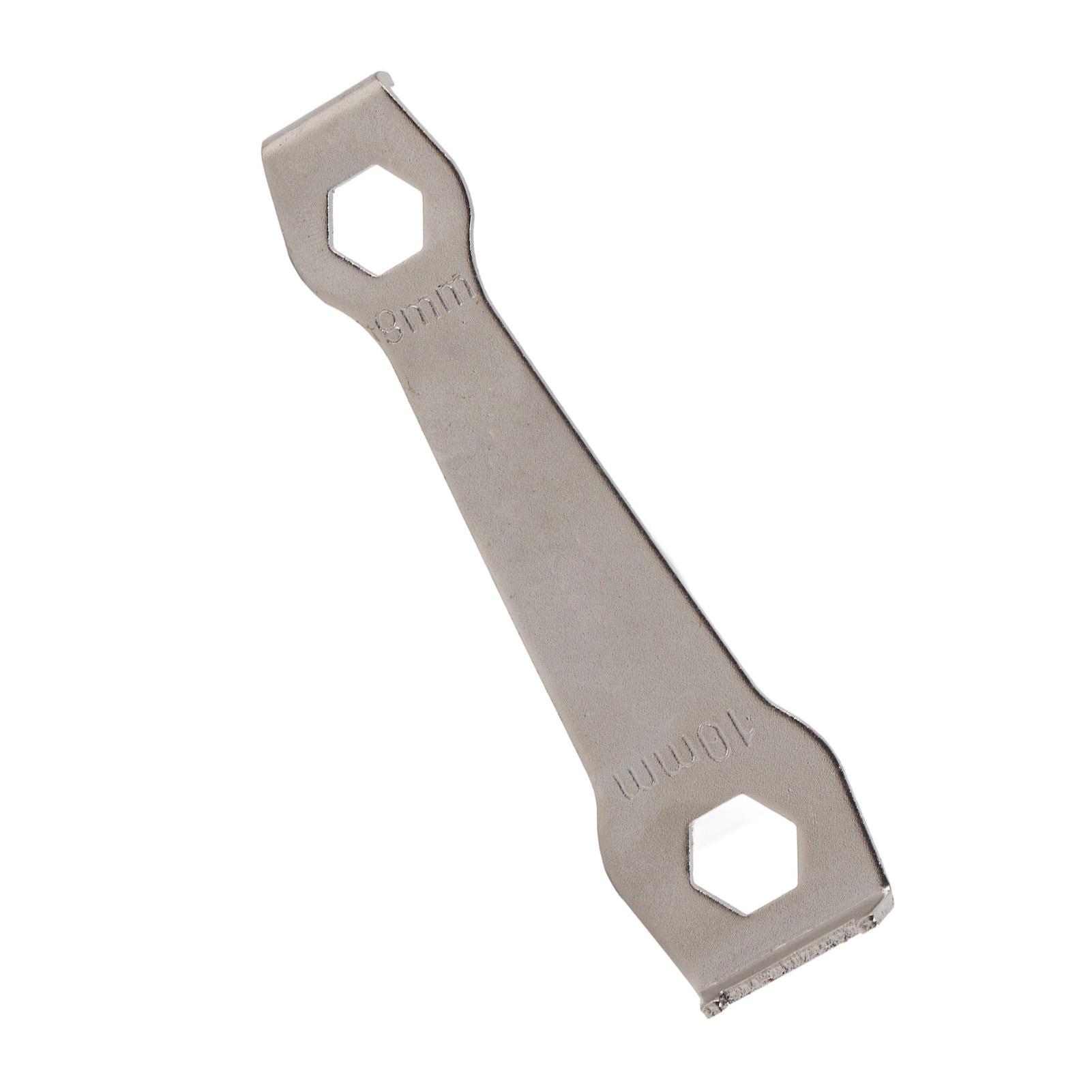 

Silver Bike Chain Bolt Fixed Wrench Bicycle Repair Tool Crank Spanner For Mountain Bike