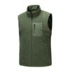 Autumn and Winter Men's Fleece Vest with Fleece To Keep Warm and Casual Vest, Wear Multi-pocket Vest On Both Sides As A Base