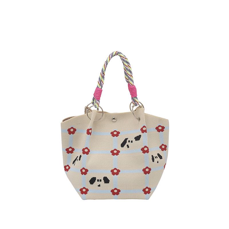 Women's Large Capacity Casual Bucket Handbag - Cute Crossbody & Shoulder Bag for Commute and Outings.