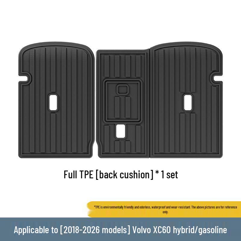 Eco-Friendly TPE Floor Mats for 18-26 Volvo XC60 - Includes Dirt-Resistant Trunk Mat