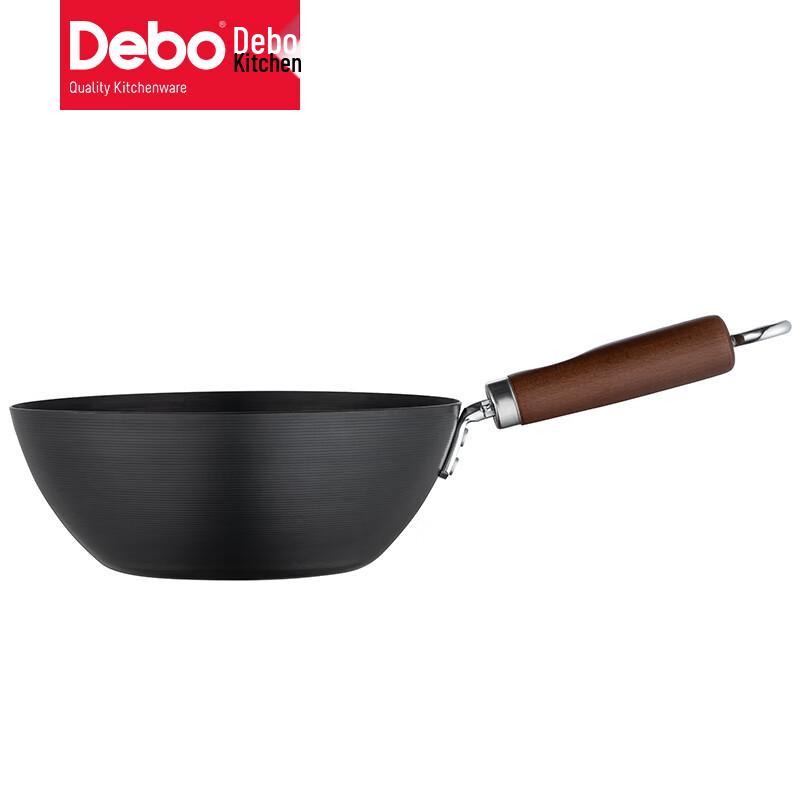 Debo Audella Gesunde Feineisen Wok zum Anbraten