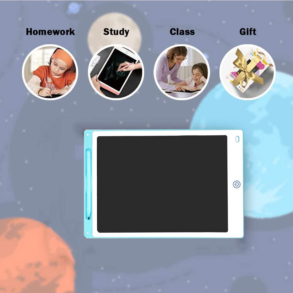 Blue Electronic Digital LCD Writing Tablet Drawing Board Graphics Fun Kids Gift