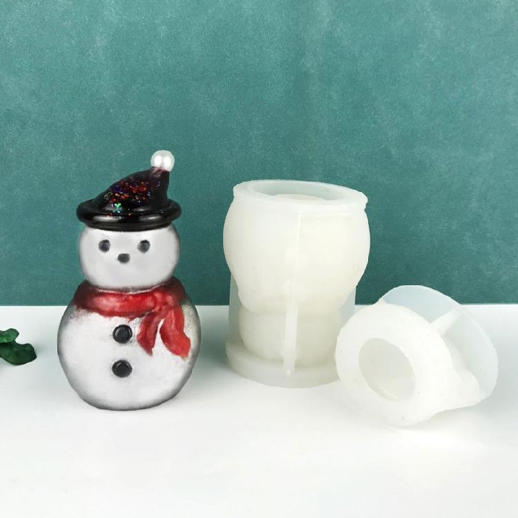 Jar Resin Mold Christmas Silicone Storage Box Mould for Epoxy Casting Home Decor