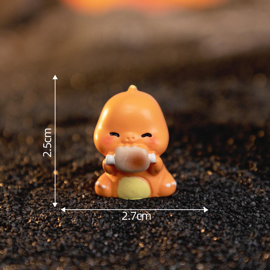 Adorable Resin Cartoon Dragon Figurines Miniature Desk Ornaments Blind Box Set