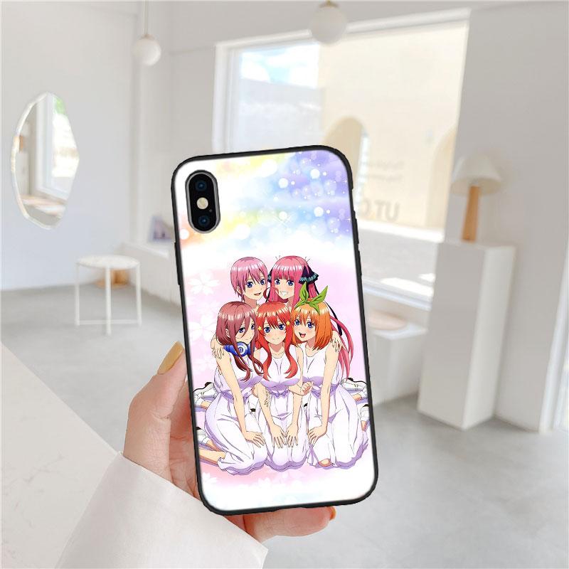 CJ78 Miku Nino Itsuki Nakano Soft Shell Phone Case for iPhone SE X XS XR 11 16E 17 Pro Max Air 8 7 6 6s Plus