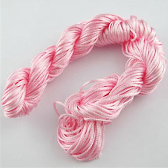 1Roll 25m Nylon Cord Thread Chinese Knot Macrame Bracelet Braided String
