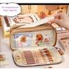 Multi-layer, Large-capacity Pencil Case [10 Layers, Detachable] with Accessories Included.