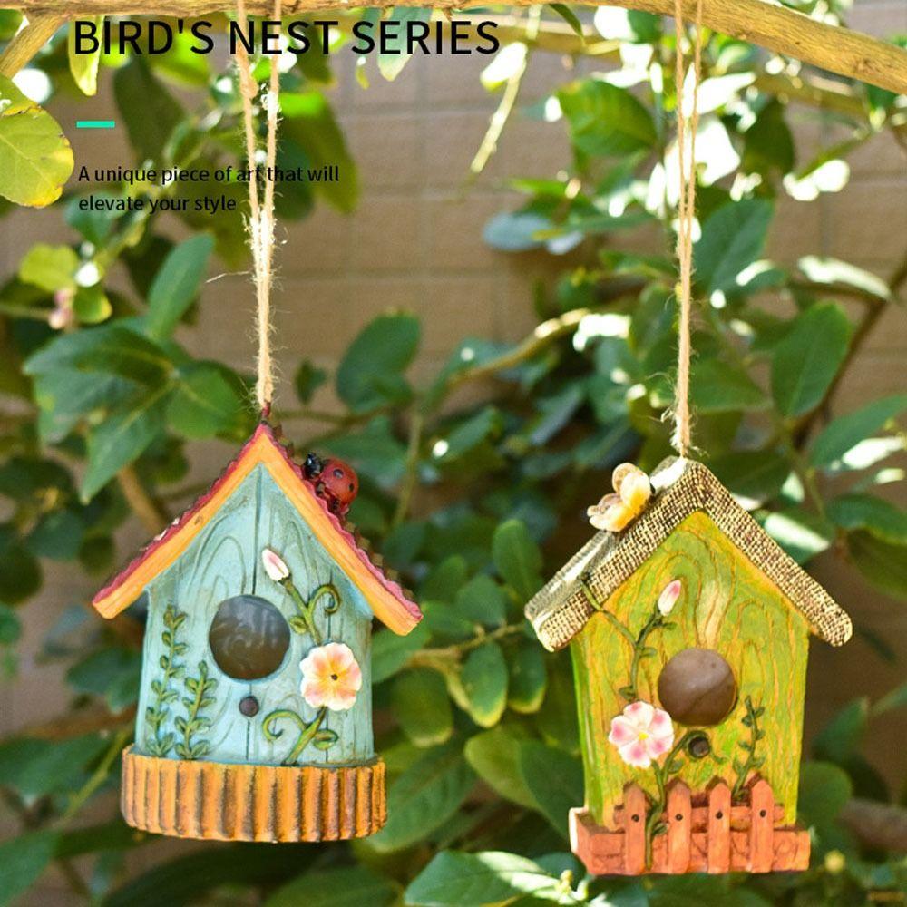 Large Space Bird Nest Keep Warm Outdoor Decoration Parrot Breeding Nest Landscaping Balcony Wall Hanging Birdhouse Courtyard