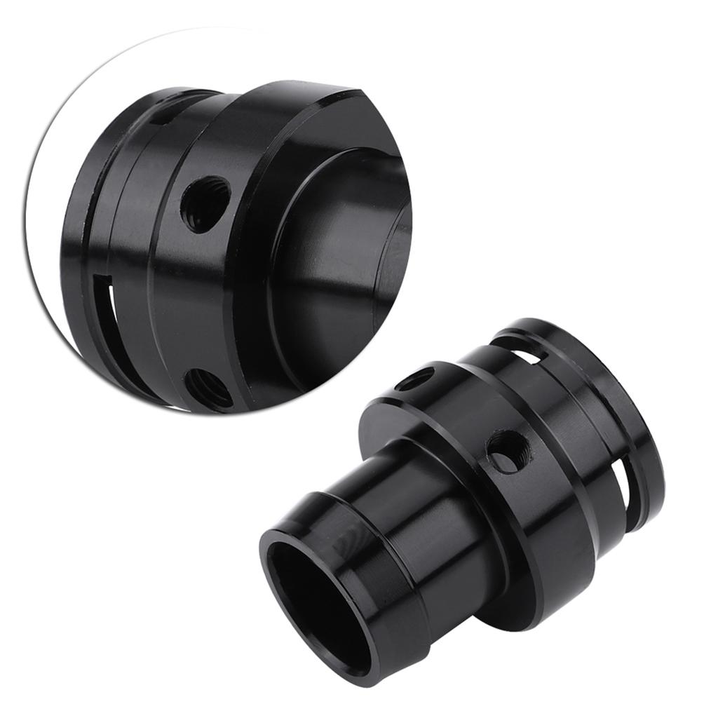 Boost Tap Vacuum Sensor Adapter, High Performance Aluminum Alloy Engine Source Connector for 2.0T FSI Vehicles Black
