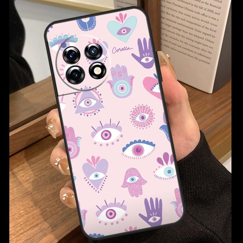Evil Eye Case For OnePlus 15 13 12 11 10 15R 13R 12R 10T 13T OnePlus Nord 5 CE 4 3 Lite N20 N30 Cover