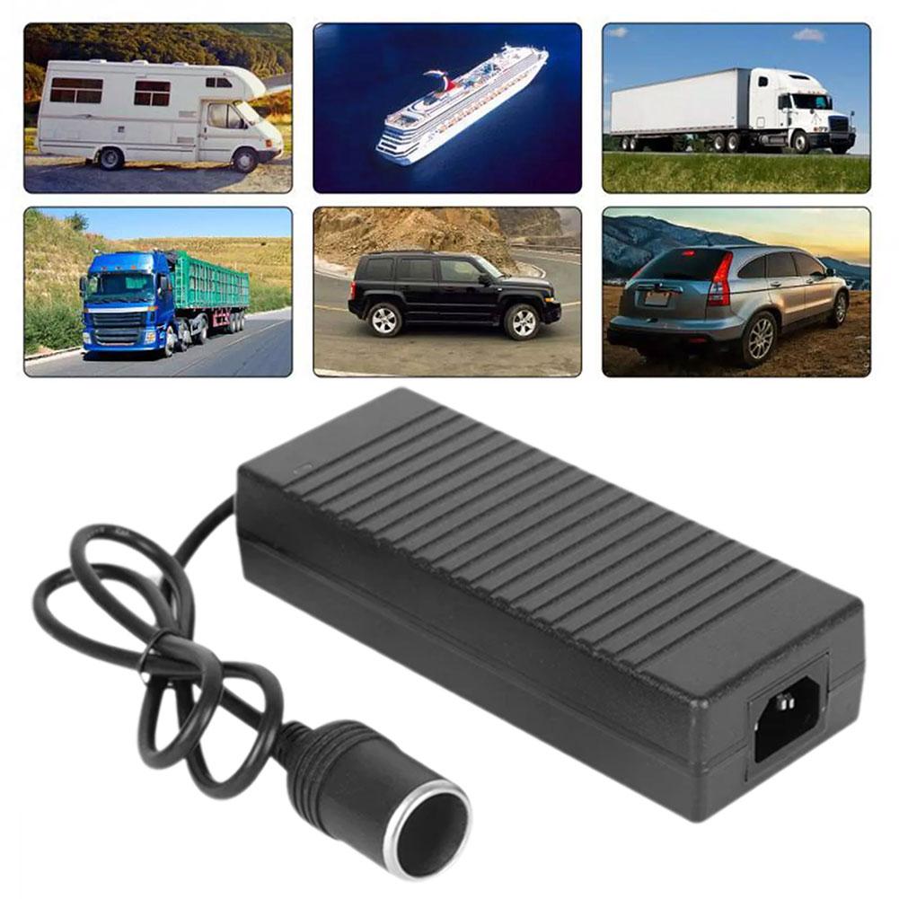 Autoadaptér AC na DC měnič 110/240V na 12V 15A 160W Napájecí transformátor Zásuvka autozapalovače samice