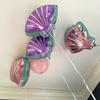 Mermaid Tail Arch Balloon Chain Theme Baby Birthday Ocean Party Background Decoration Decoration Aluminum Film Balloon