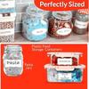 5pcs Removable Freezer Labels Easy Peel Off - Frozen Food Storage Labels That Leave No Sticky Residue After Use