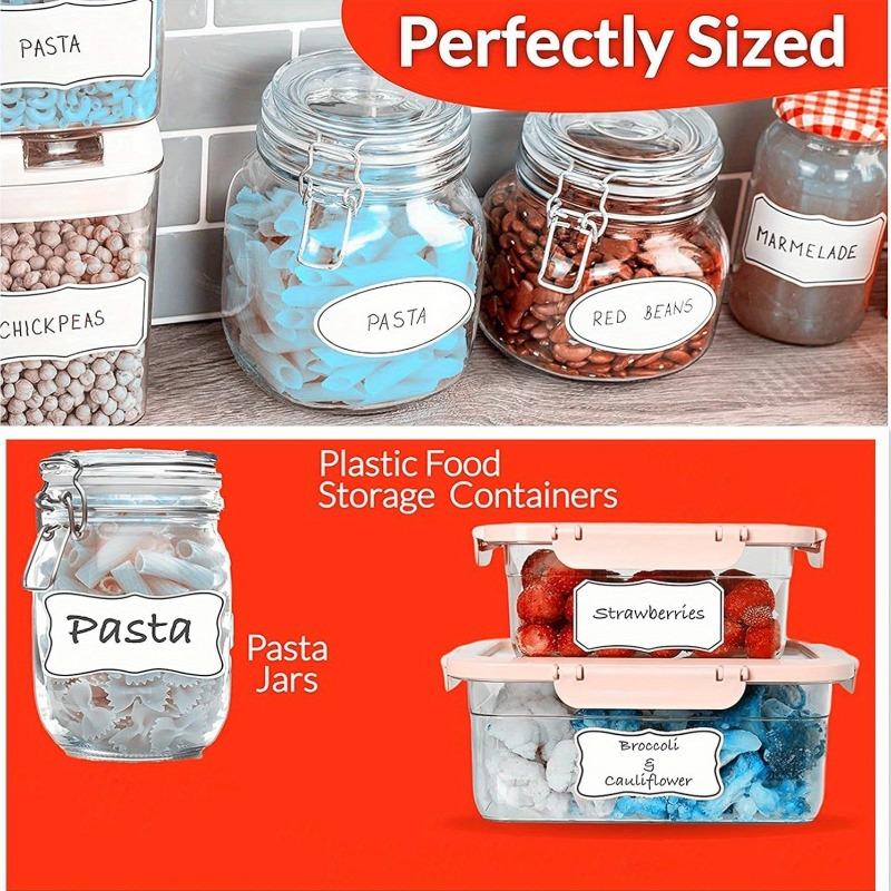 5pcs Removable Freezer Labels Easy Peel Off - Frozen Food Storage Labels That Leave No Sticky Residue After Use