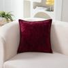 Chenille Cushion Cover Soft Solid Color Throw Pillow Cover Velvet Multiple Size Decorative Pillowcase Seasonal Decor