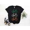 Irish Flag Color Bicycle T Shirt St Patricks Day Cycling Biking Cyclist Casual For Bike Rider Vintage Comfortable