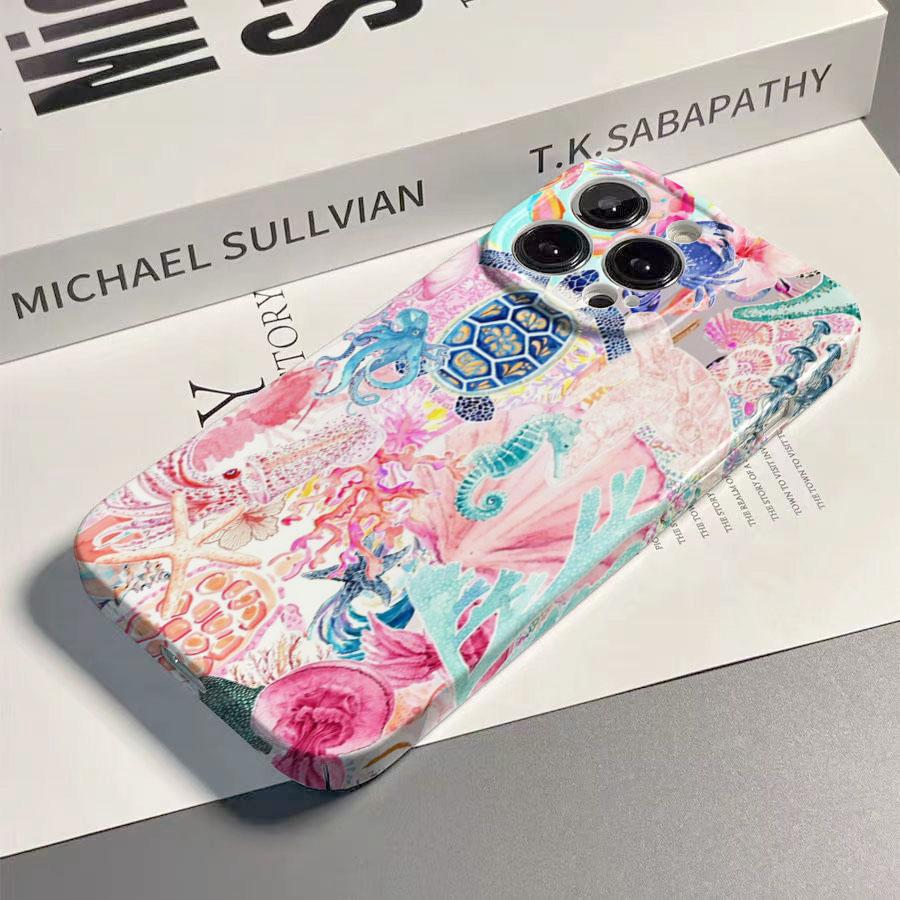 Ocean Animals Phone Case for Xiaomi Mi 15T 14T 13 12 12s 9 10 11 Poco C40 M5 X3 F4 NFC Pro 4G 5G Glossy Film Hard PC Cover