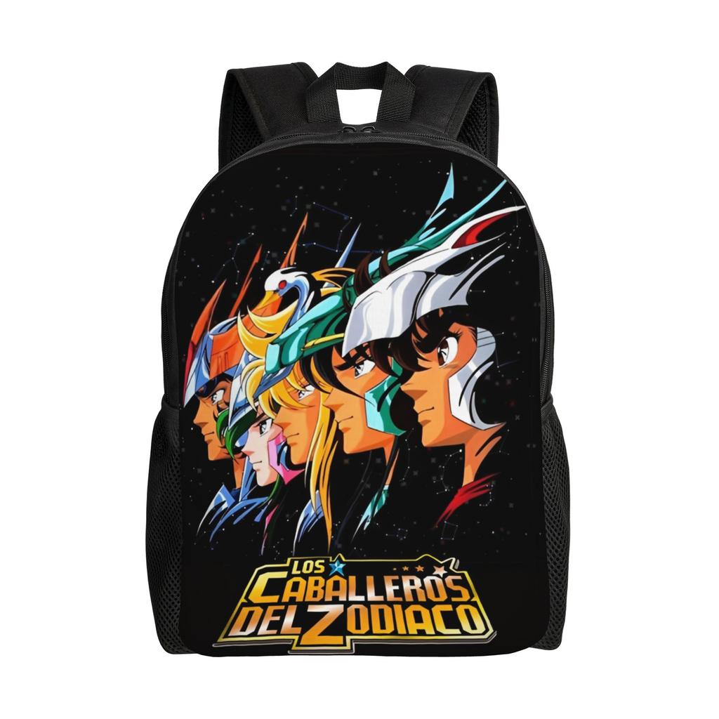 Knights of the Zodiac Backpack  Ita Bag  Mochila Portable Campus Sturdy Shoulder Rucksack