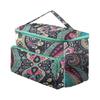 Knitting Class Carry Bag with Guide Eyelets, Front Pocket and Covered Main Compartment for Craft Projects and Room Storage