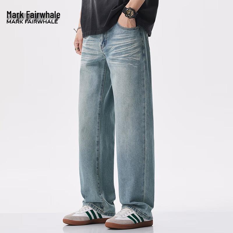 Mark Fairwhale Men's Loose Straight Leg Jeans