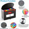 Rainbow 12-24-37Pocket Expanding File - A4 Accordion Folder, Portable Document/Bill/Receipt Holder for Organizing
