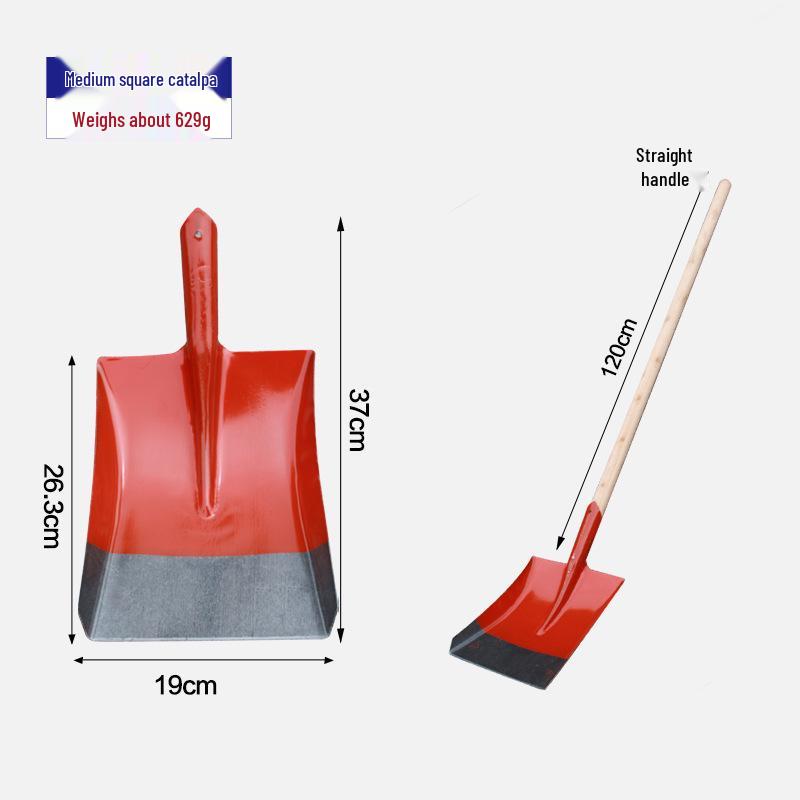 Manganese Steel Multi-Purpose Shovel: Large, Small, Gardening, Digging, Snow Removal, Planting, and Household Tools.