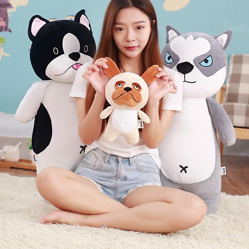 1ks 25cm roztomilý pes Husky Plyšová hračka Měkká panenka Psí štěně Kawaii Dárek pro děti Baby Chris