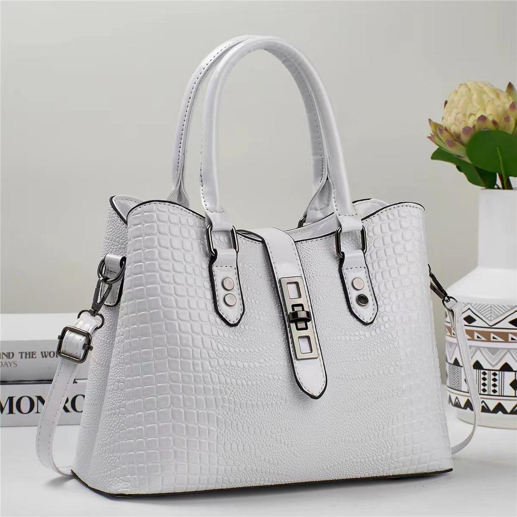 Damska Modna Torebka Crossbody ze Skóry PU Duża Torba Tote Codzienna Torba na Ramię dla Pracownic Biurowych