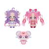 Detective Precure! Round and Round Precure Face Plush Toy Vol. 1 Complete Set of 3 Types (Approx. 10cm - 16cm)