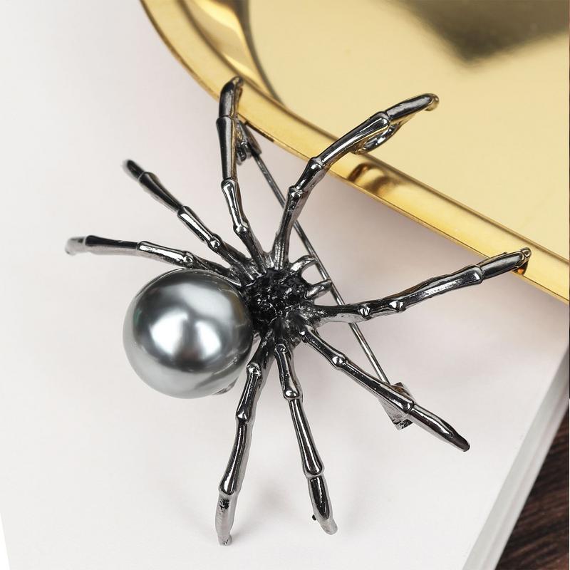 Mode Einfach Übertrieben Spinne Kreative Broschen für Männer Frauen Persönlichkeit Party Festival Unisex Accessoires Anstecknadel Brosche Geschenk