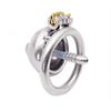 New Arrival Stealth Lock Male Stainless Steel Chastity Device with Ejaculation Delay 40mm/45mm/50mm Sizes