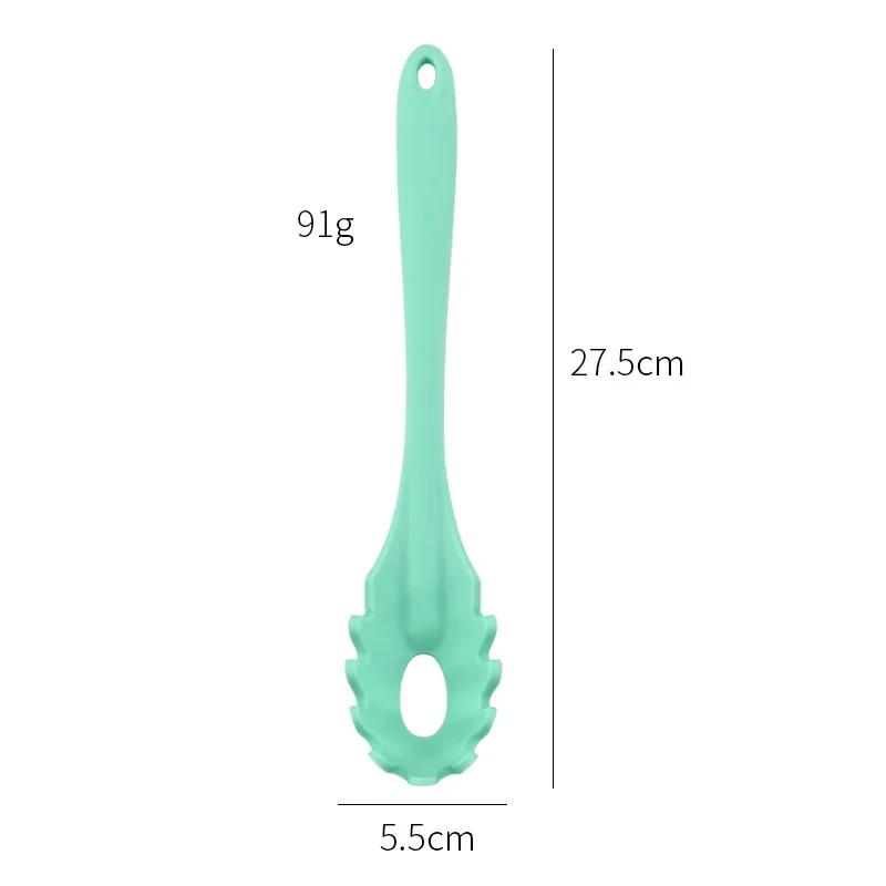 Large Silicone Pasta Spoon Noodle Spoon Food Grade Heat Resistant Pasta Grab Kitchen Cooking Tool Tableware