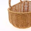 Imitation Rattan Woven Ginger And Garlic Egg Wall Hanging Storage Basket Bathroom Wall Hanging Basket