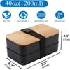 1550ml Lunch  Containers Stackable Salad Box Multifunctional Japanese-style Lunch Boxes  Student
