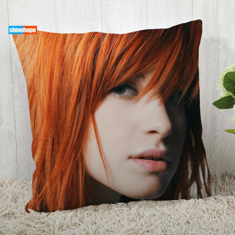Hayley Williams Pillow Cover Customize Star Pillowcase Modern Home Decorative Pillow Case For Living Room 45X45Cm