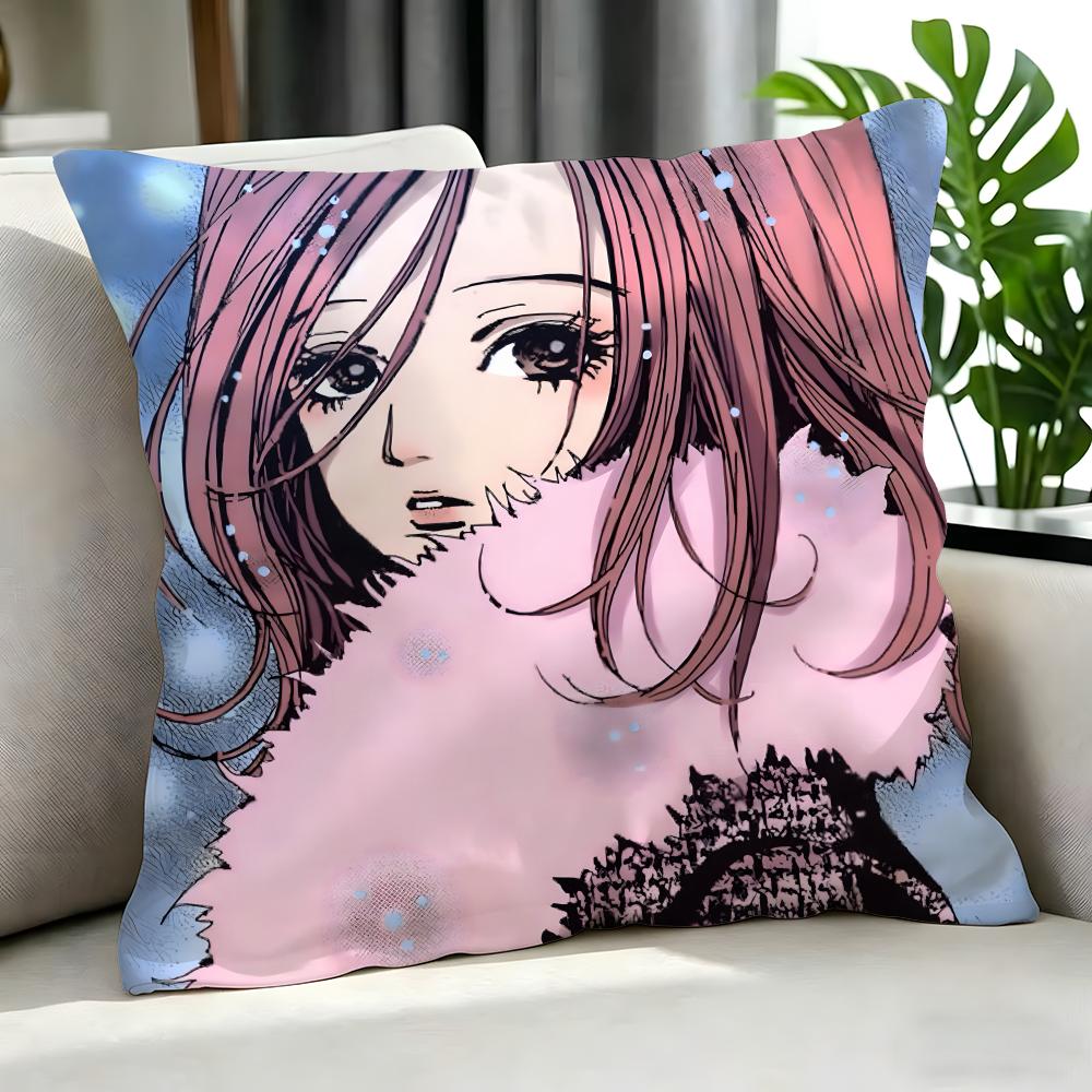 Anime Nana Cushion Cover Cushion Cover Set 4Pcs 50X50 45X45 40X40 Pillowcase Decorative Sofa Home Decor