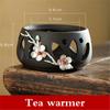 Aromatherapy furnace wine boiling device wine warming pot heating base cook tay Vermilion clay ceramic Cook Coffee candle tea