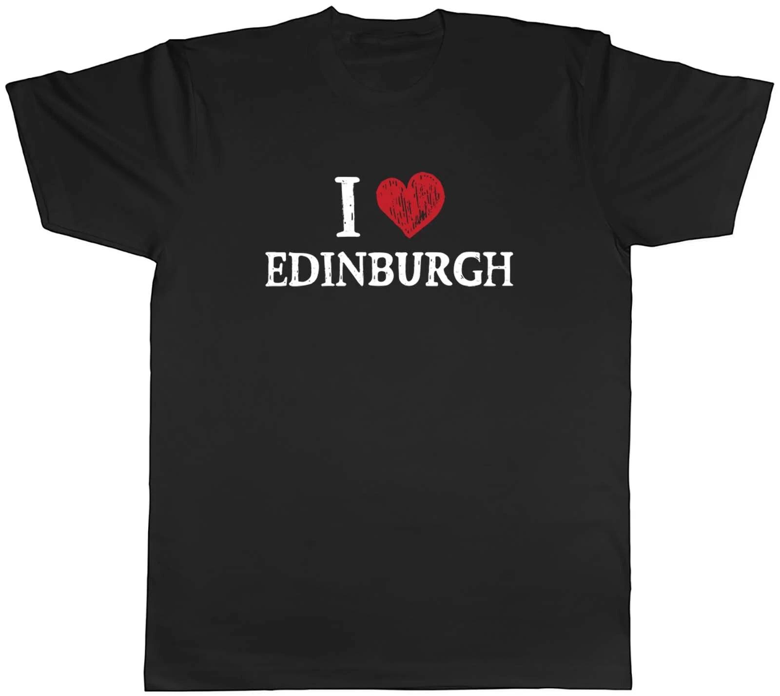I Love Edinburgh Mens T-Shirt Scotland Scottish Royal Tee Gift XXXL
