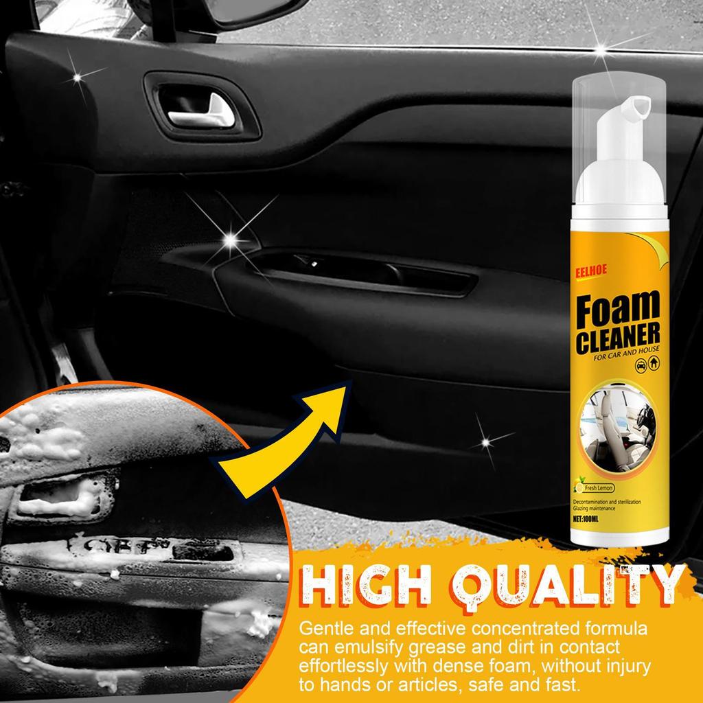 Car Magic Foam Cleaner, Neat Freaks Multipurpose Foam Cleaner, All Purpose Bezoplachový pěnový sprejový čistič, Neat Freaks Car Obnovovací sprej, Ručník+Houba