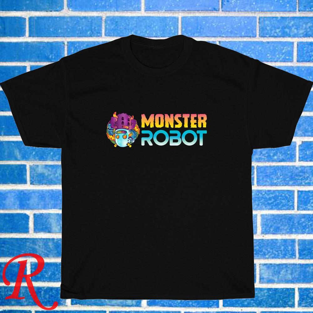 

New! Robot Monster Movie Logo Black Grey Navy White Size S-5XL Unisex T-Shirt 2XL