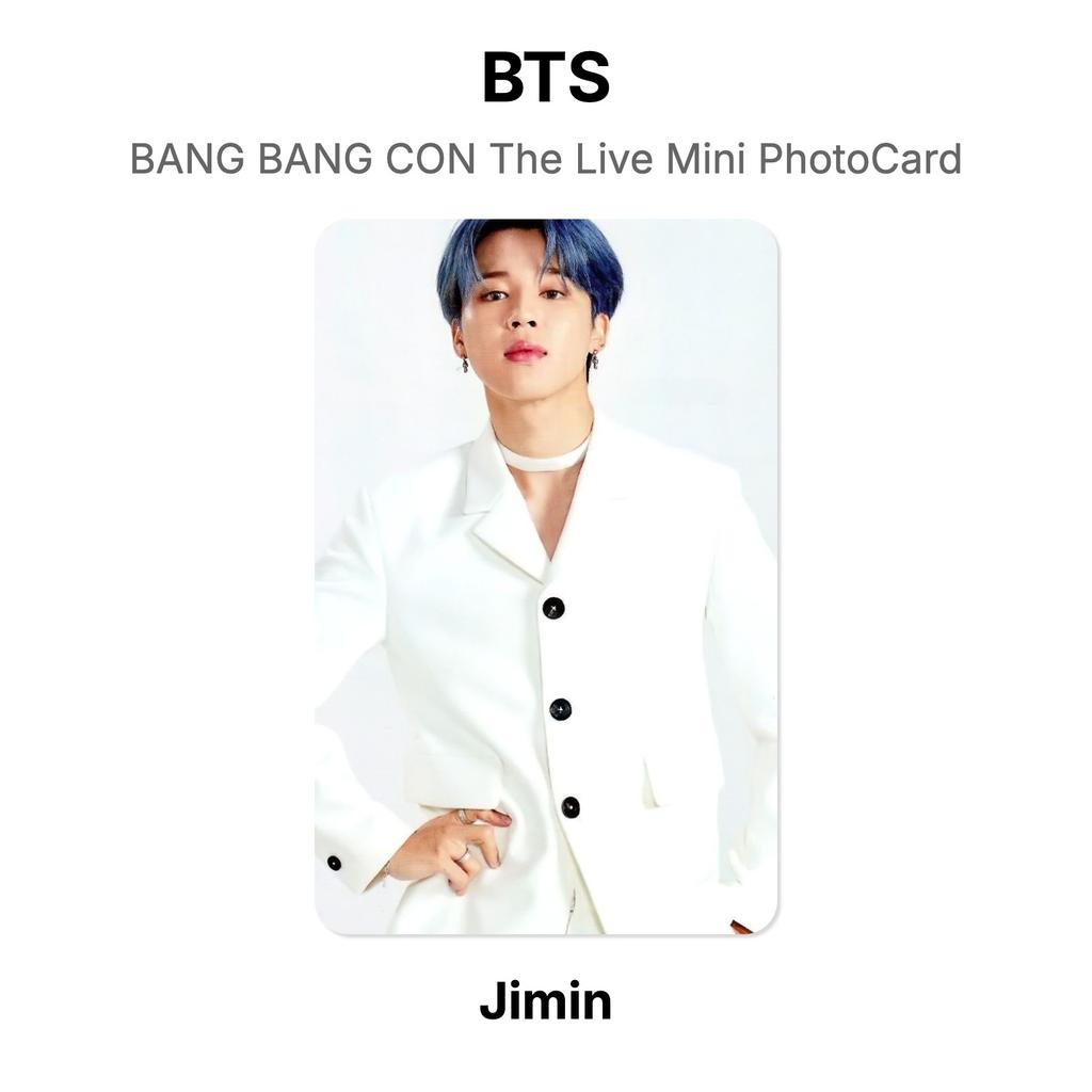 BTS BANG BANG CON The Live Mini PhotoCard Official Photocard