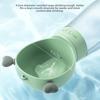 2 in 1 Outdoor Dog Water Bottle Leak-Proof Transparent Dog Water Dispenser Portable with Strap Pet Drinking Bowl Cat
