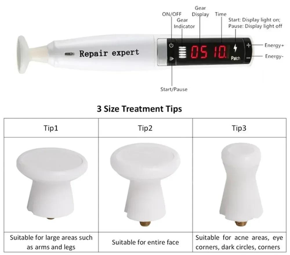 SPA Use Cold Plasma Pen Ozone Acne Remover Wrinkle Removal Skin Rejuvenation Sterilization Anti-inflammation Beauty Instrument