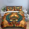 Egyptian Eye Art Decoration Set Soft Comfortable Duvet Cover Bedding Set Included 1*Duvet Cover & 2*Pillowcases, Gift