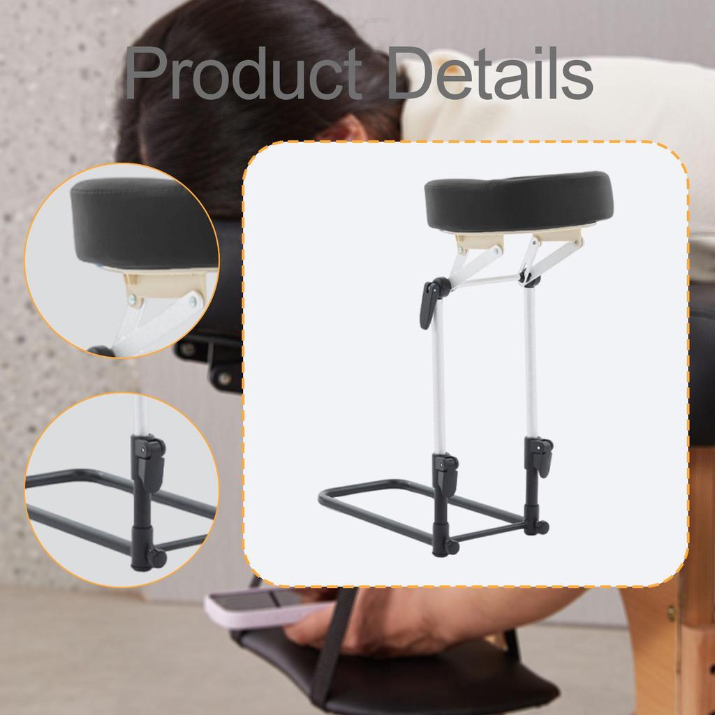 Massage Head Rest for Mattress Sturdy Face Down Pillow Portable Adjustable Angle Accessory Resuable for Beauty Bed Office