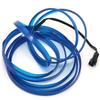 5-Meter Car Interior Cold Light Wire LED Strip with Clip-on Edge Design